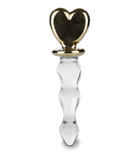 Charger l'image dans la galerie, Gode en verre Golden Heart