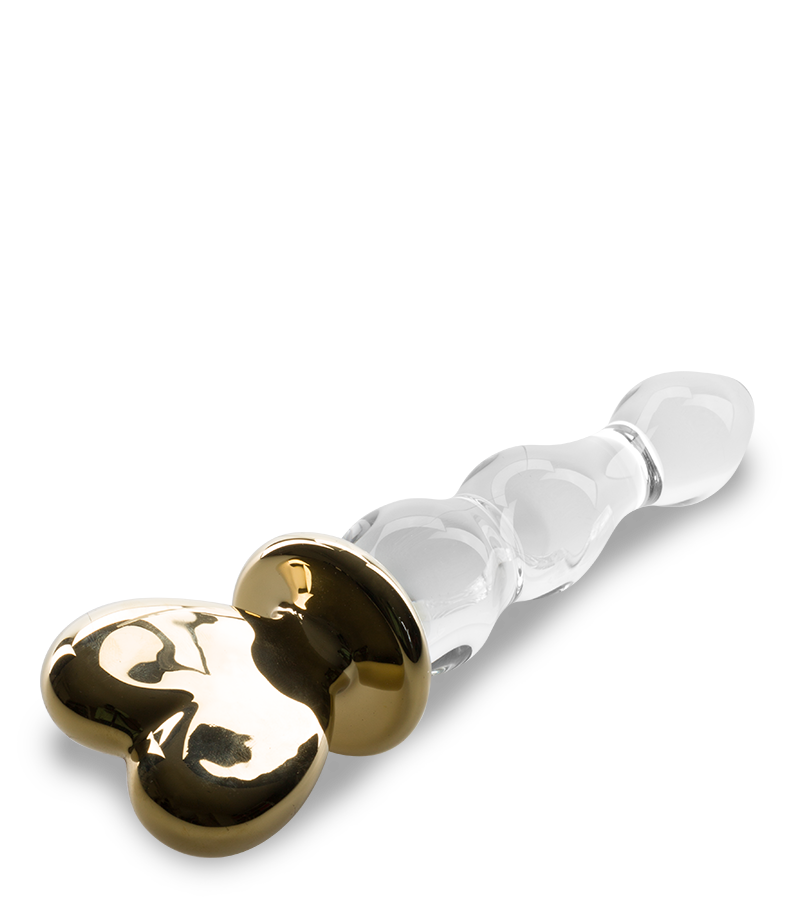 Gode en verre Golden Heart