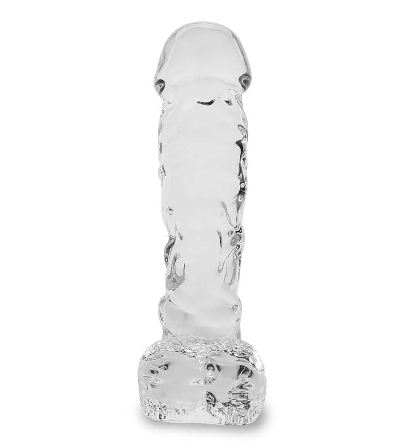 Gode en verre réaliste Leo