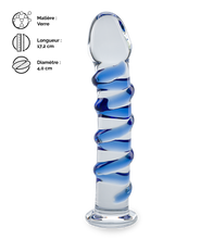 Charger l'image dans la galerie, Gode en verre Swirl