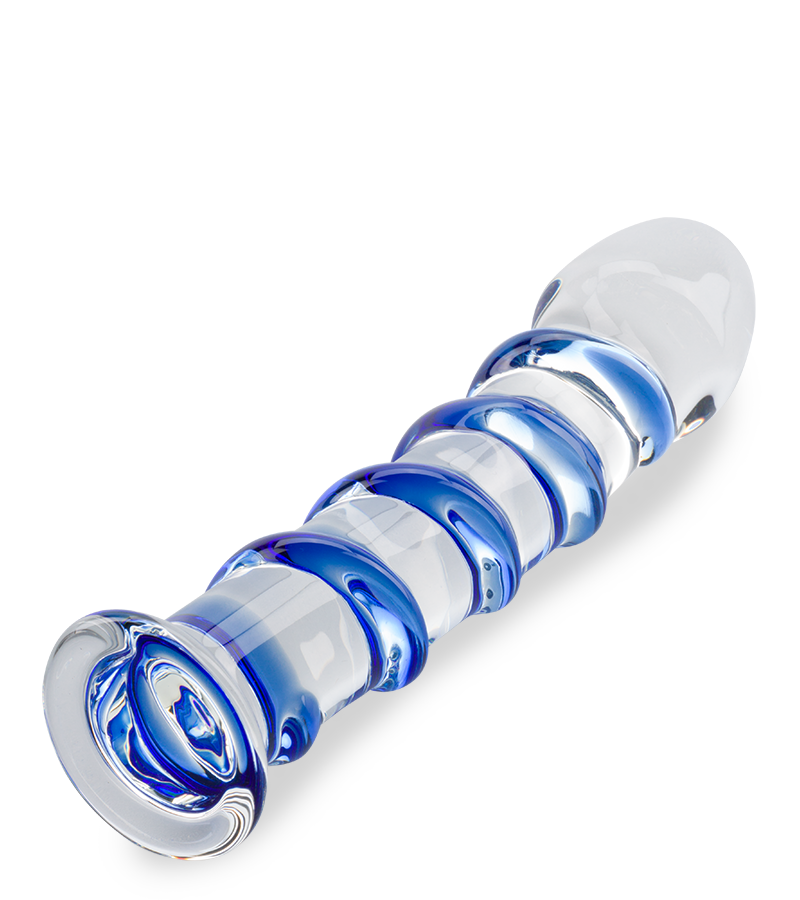 Gode en verre Swirl