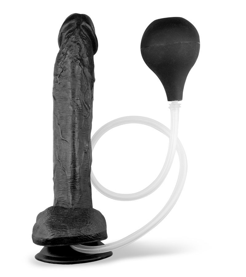 Gode géant éjaculateur à ventouse