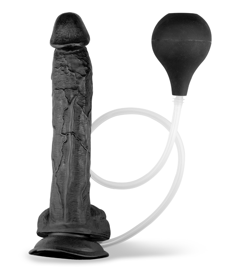 Gode géant éjaculateur à ventouse