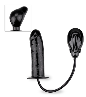 Gode gonflable vibrant à pompe automatique
