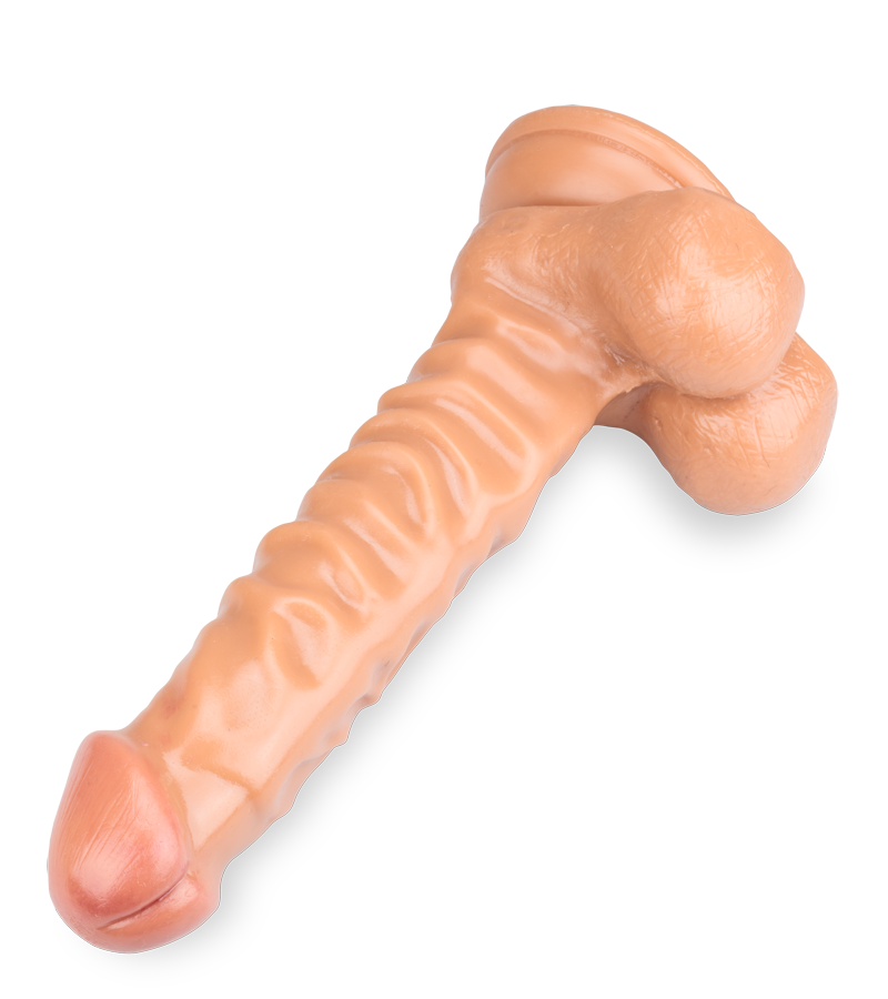 Gode Harnais avec Long Gode Ventouse A Relief