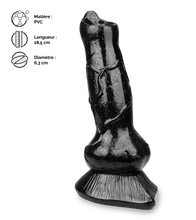 Charger l'image dans la galerie, Gode PVC animal Loup