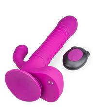Charger l'image dans la galerie, Gode rabbit va-et-vient rotatif ventouse