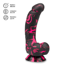 Charger l'image dans la galerie, Gode ventouse courbé silicone
