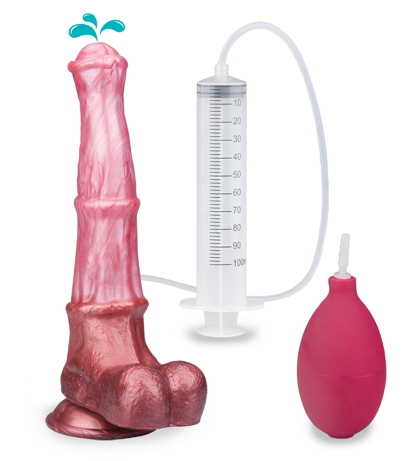 Gode ventouse éjaculateur cheval 22,0cm