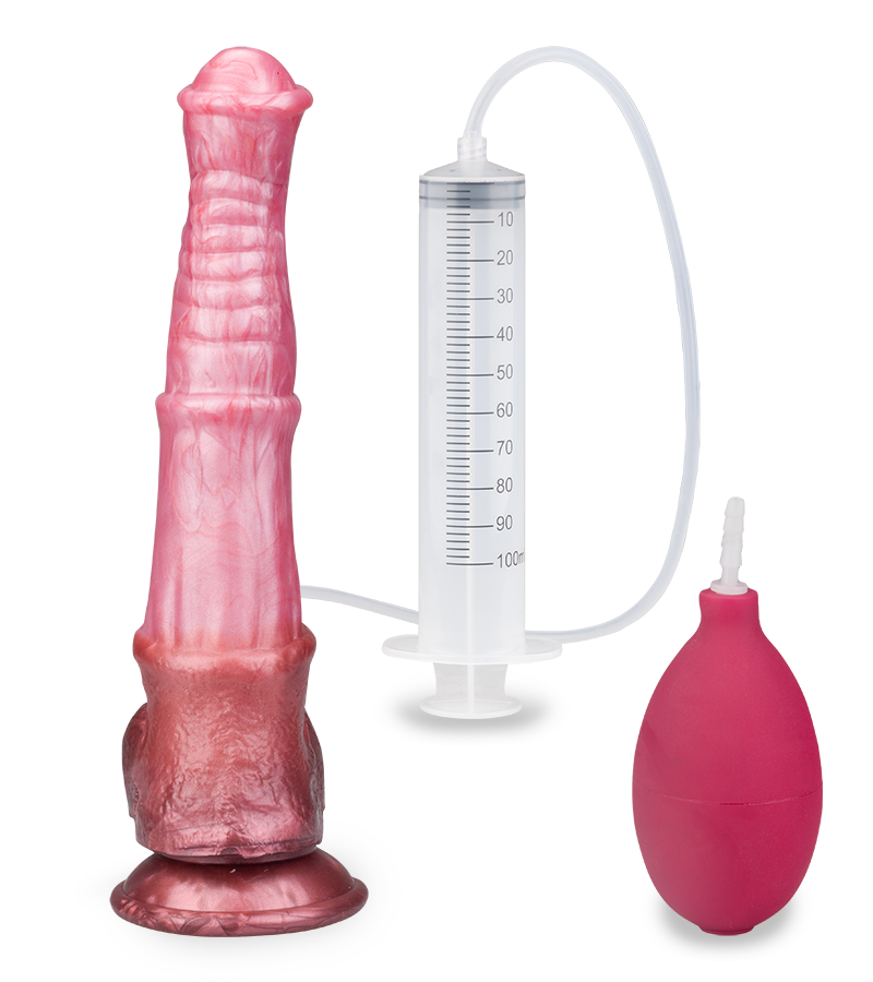 Gode ventouse éjaculateur cheval 22,0cm