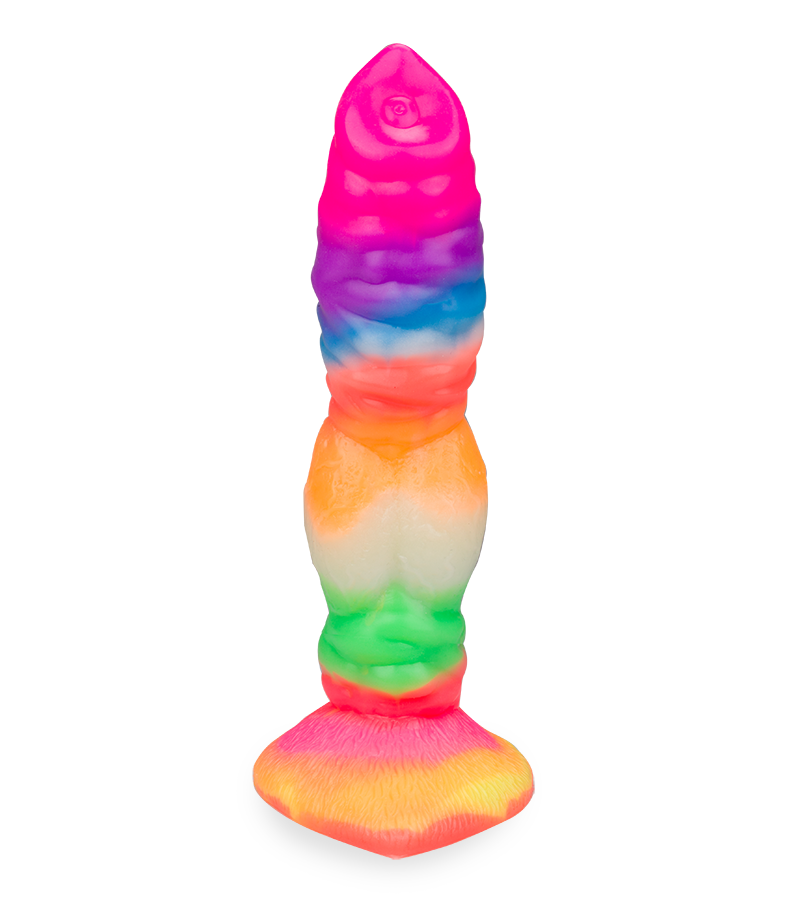 Gode ventouse Loup phosphorescent