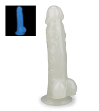 Charger l'image dans la galerie, Gode ventouse phosphorescent 22,5cm Lumino