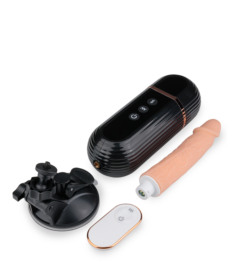 Gode vibrant va-et-vient télécommandé avec ventouse Owen