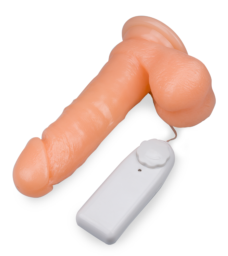 Gros gode vibrant ventouse