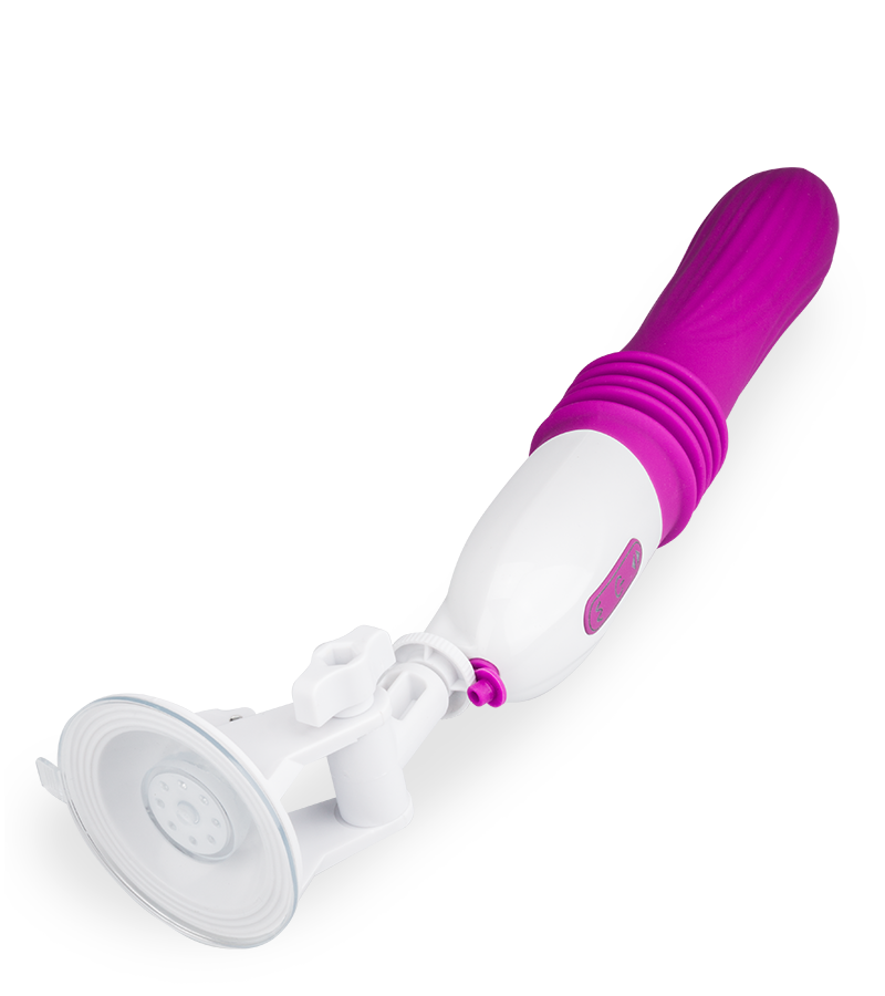 Gros vibromasseur va-et-vient à ventouse