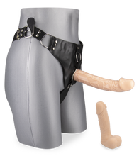 Charger l'image dans la galerie, Harnais avec 2 godes ceinture