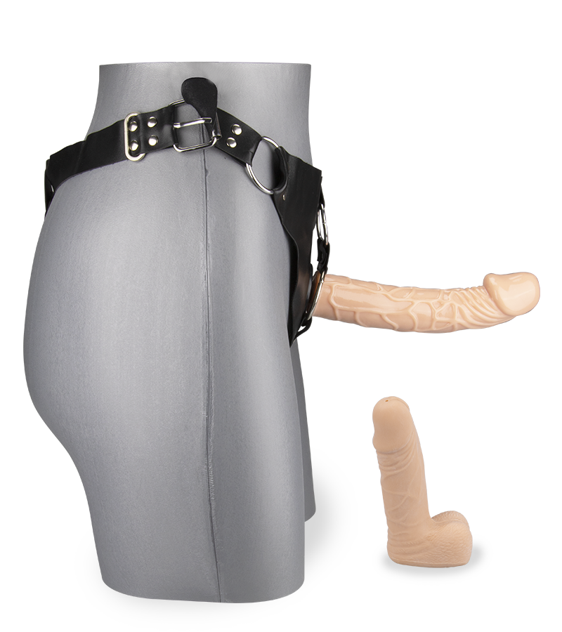 Harnais avec 2 godes ceinture