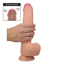 Charger l'image dans la galerie, Hyper gode avec prépuce silicone double couche 29,0cm