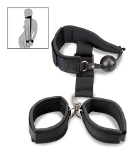 Charger l'image dans la galerie, Kit soumission gag ball et menottes