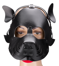 Charger l'image dans la galerie, Masque de chien en similicuir avec langue