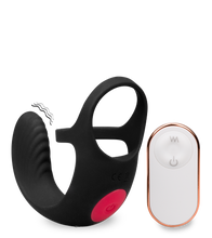 Charger l'image dans la galerie, Masseur de testicules double anneau cockring vibrant Shape