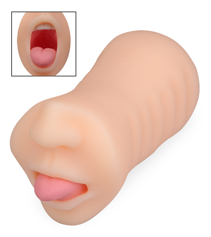 Masturbateur bouche langue suceuse
