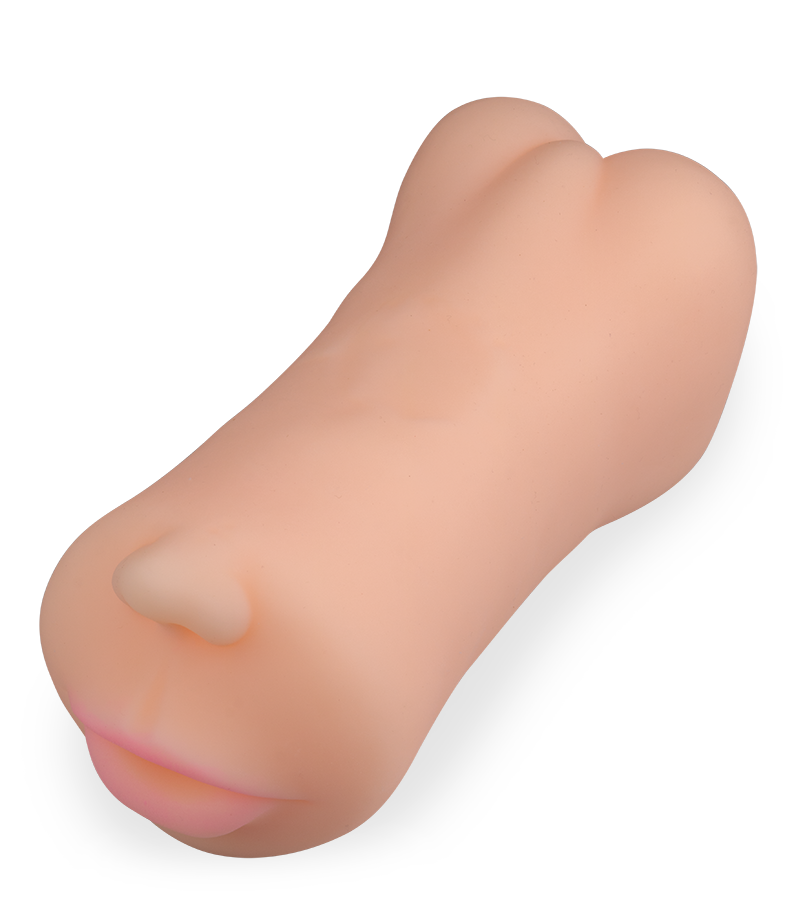 Masturbateur bouche suceuse avec vagin et anus réaliste