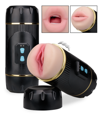 Masturbateur vibrant vagin et bouche Wild