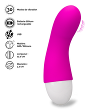Charger l'image dans la galerie, Mini vibro clitoris 30 fonctions USB