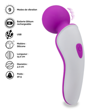 Charger l'image dans la galerie, Mini vibromasseur wand Passenger