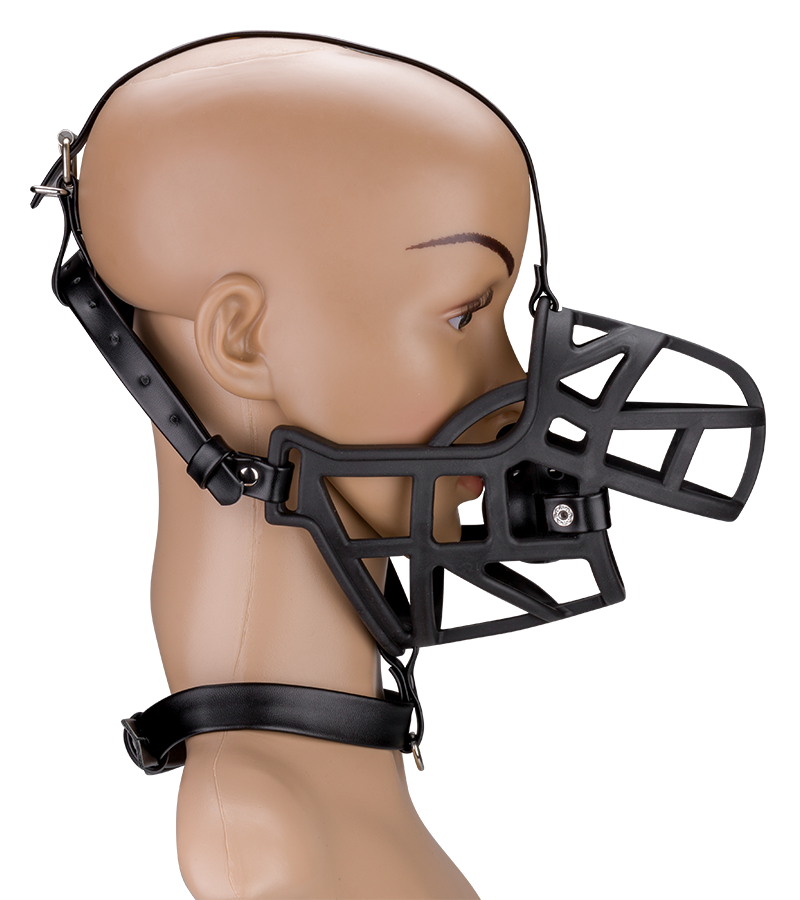 Muselière avec gag-ball amovible