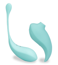 Charger l'image dans la galerie, Oeuf vibrant avec télécommande aspire clitoris Namasté