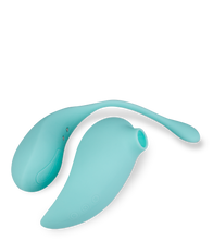 Charger l'image dans la galerie, Oeuf vibrant avec télécommande aspire clitoris Namasté