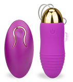 Oeuf vibrant sans fil strié à télécommande USB 12 modes