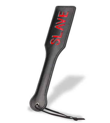 Paddle BDSM en simili cuir Slave