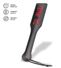 Charger l'image dans la galerie, Paddle BDSM en simili cuir Slave