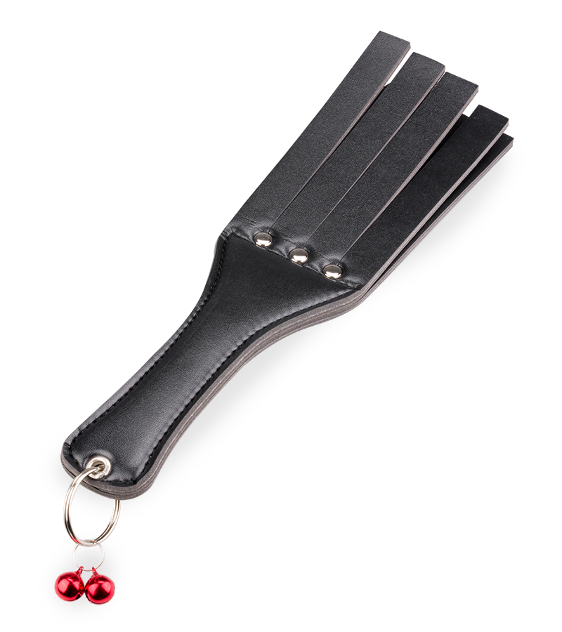 Paddle BDSM fendus avec grelots
