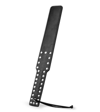 Charger l'image dans la galerie, Paddle noir similicuir et rivets BDSM 38,0cm
