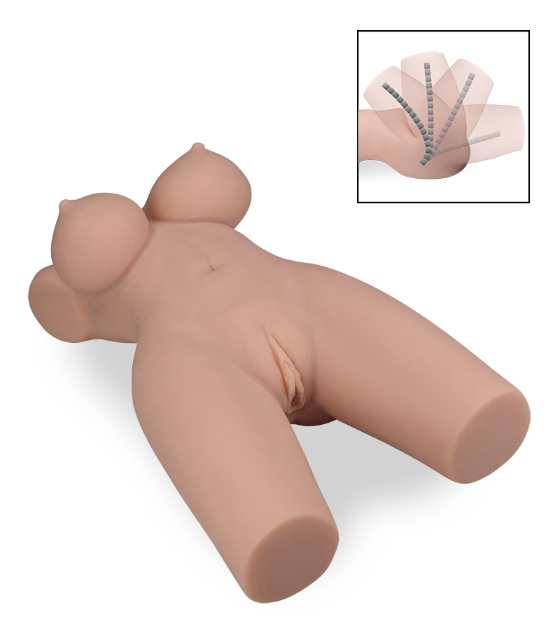 Petit buste articulé en TPE Amélia 3,8kg
