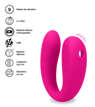 Charger l'image dans la galerie, Petit vibromasseur pour couple Lilo