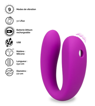 Charger l'image dans la galerie, Petit vibromasseur pour couple Lilo