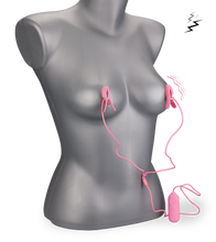 Charger l'image dans la galerie, Pinces à seins électrostimulation et vibrations