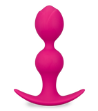 Plug anal avec deux boules