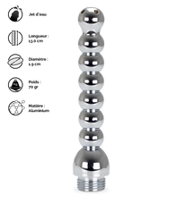 Charger l'image dans la galerie, Plug anal chapelet enema 8 boules lavement anal sous la douche