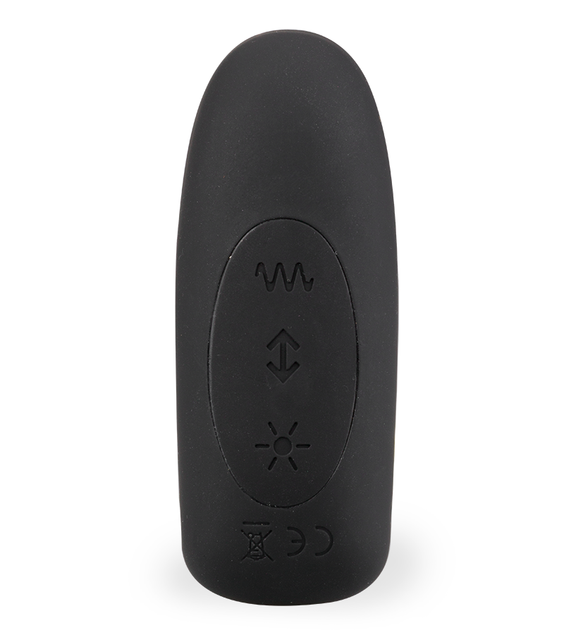 Plug anal chauffant vibrant et va-et-vient Mox