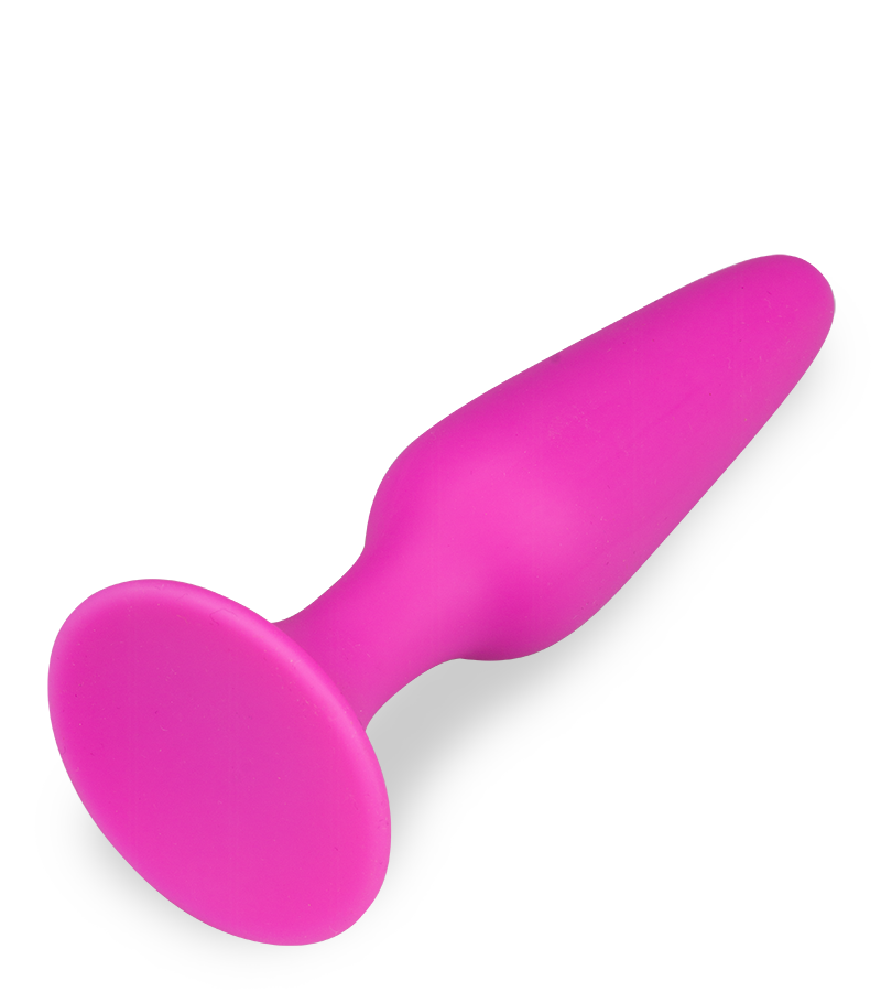 Plug anal conique ventouse