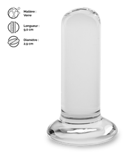 Charger l'image dans la galerie, Plug anal en verre 8,3cm