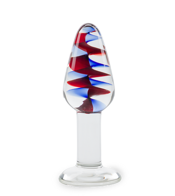 Plug anal en verre Carousel
