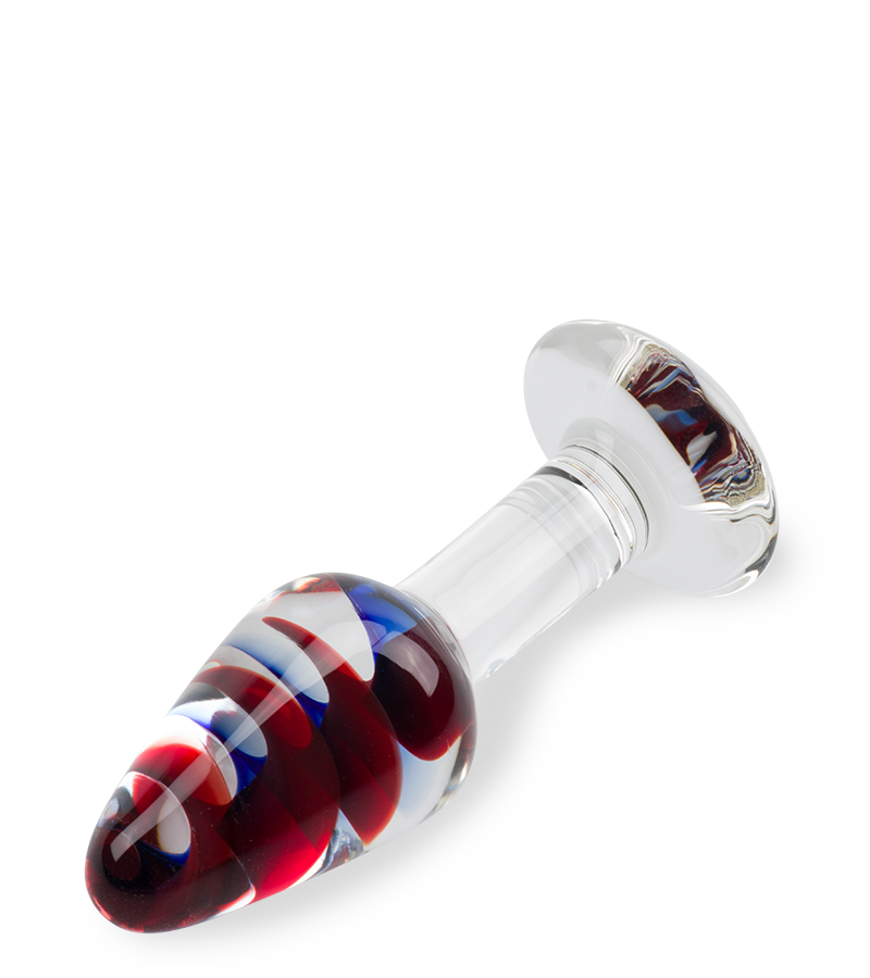 Plug anal en verre Carousel
