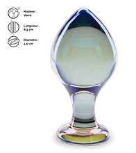 Charger l'image dans la galerie, Plug anal en verre Teardrop